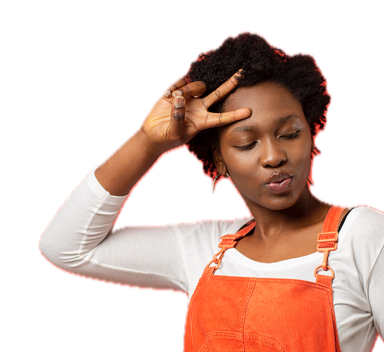 Person with peace sign